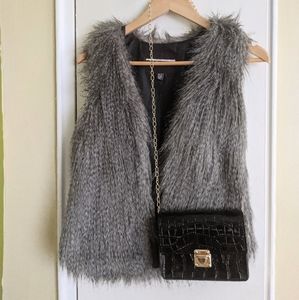 Dynamite faux fur vest